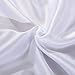 Orose 19mm Luxury 100% Pure Mulberry Silk Pillowcase, Good for hair, sleeping and facial beauty. Prevent from wrinkle and allergy. With hidden zipper. Gift wrap. (Standard, White)