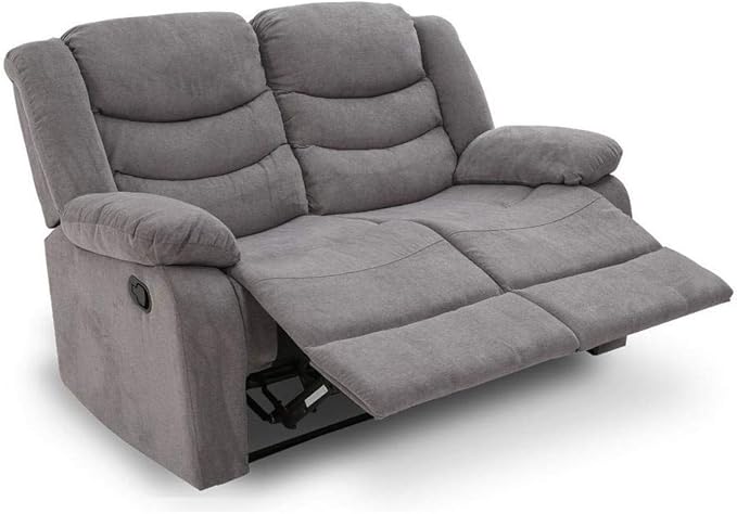 duca sillon reclinable 2 plazas manual love seat reposet avanti cosmo grey