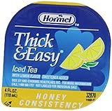 Drink Thick & Easy Iced Tea Honey Consistency Portion Control Cups 24 Case 4 Ounce