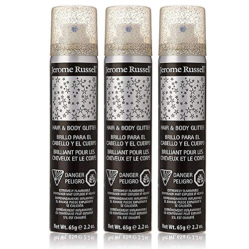 Buy Jerome Russell Hair Body Glitter Spray Silver 2 2 Oz Pack