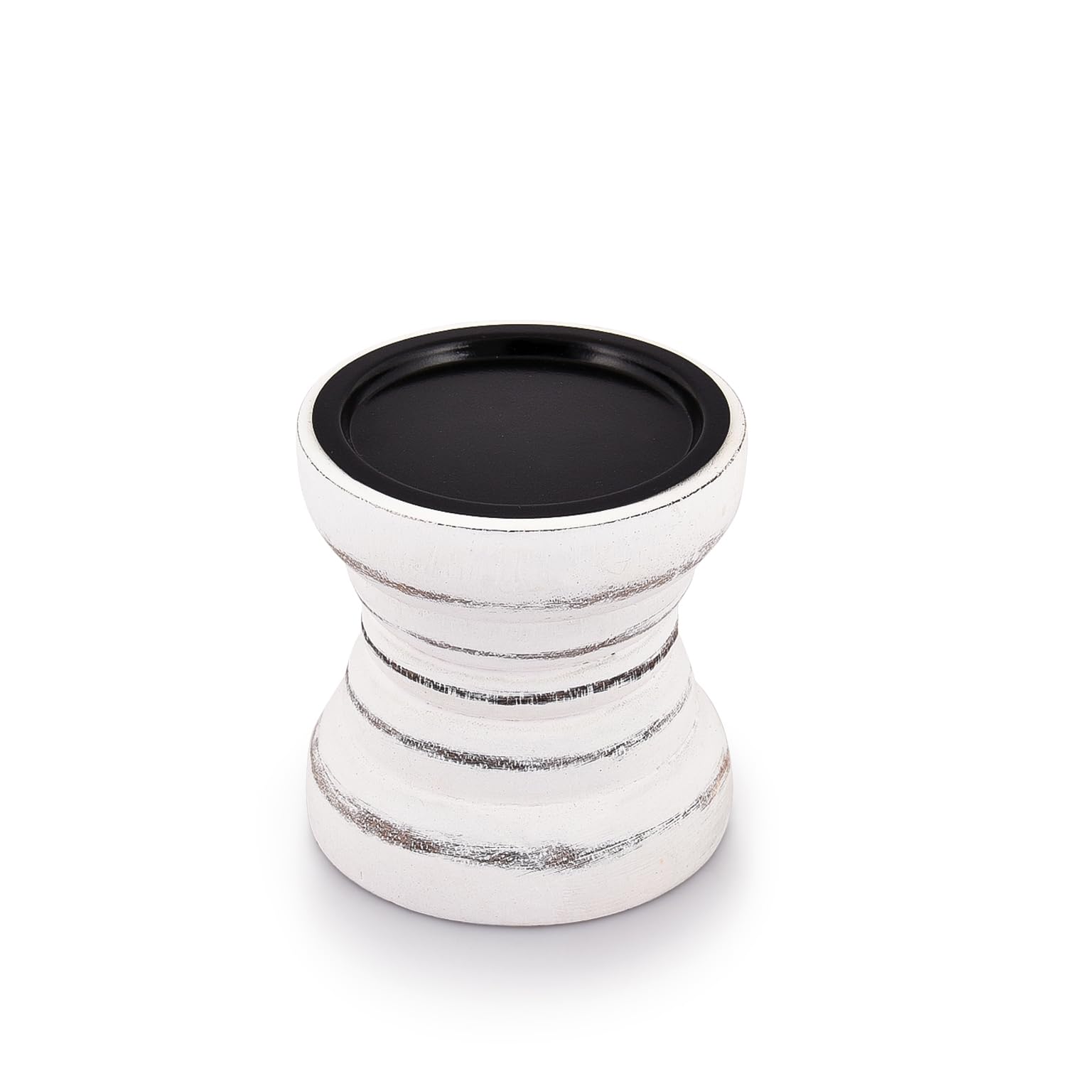 BHAVATU farmhouse rustic Wood Candle Holder, Holder For Special Ocassion, Home Décor, Wedding, Parties Decorations, Candle Stick Holders (10.16cm W x 10.16cm D x 10.16cm H)