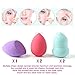 Makeup Blender Sponge Beauty Blending egg 5 Pcs + Sponges Holder - Flawless Foundation Premium Eye Face Tool Puff Cosmetics for Powder Concealer Cream Complexion Liquid Applicator Latex Free