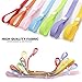 Hifot Baby Toy Straps 5 Pack, New Sippy Pal Baby Bottle Cup Pacifier Safety Strap Toy Dummy Clip Anti-Drop Strap Holder Hanger Hook for Stroller Pushchair Pram (7)