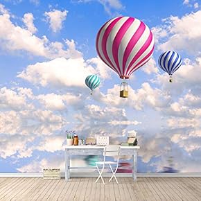 Hot Air Balloon Mural & Wallpaper - Wall Mural