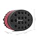 HALLO Big Holes Barber Hair Brush Sponge Dreads Locking Twist Afro Curl Coil Wave Hair Care Tool(2 Packs)
