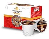 Amaretto Single Cup Coffee Christopher Bean Coffee K Cup, For Keurig Brewers ( 12 Count Box)
