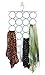 28 Loop Scarf Hanger Holder Closet Door Organizer Tie Belt Rack (Random Colors)