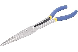 Long Reach Pliers,11 Inch Needle Nose Plier,Extra Long Handle Nose Pliers,Needle Nose Pliers with Nonslip Handle Repairing Ha