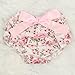 puseky Newborn Baby Girl Auntie Clothes Romper Floral Shorts with Headband Summer Outfits Cute Baby Girl Auntie Outfits 0-6 Months