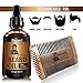 THE BEARD LEGACY Beard Wash Shampoo Conditioner Growth Kit - Unscented Beard Oil - Organic Soap Face Wash Straightener Grooming - Beard Comb- Fast Hair Growth - Softens, Smooths & Strengthens Beard.
