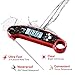 Digital Meat Thermometer- Best Waterproof Instant Read Thermometer with Talking Function, Backlight, Calibration, and Magnet. Super Fast Food Thermometer for Kitchen, Cooking BBQ, Grill!