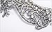 Flywife Lace Masquerade Ball Mask Venetian Swan Mardi Gras Halloween Costume Party Mask (A Silver Black Swan)