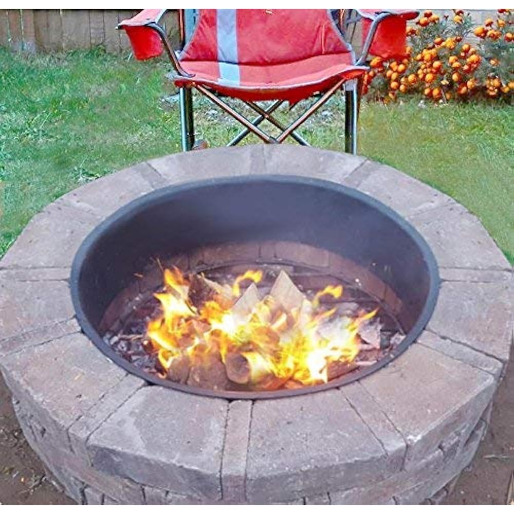 Round Fire Pit Grate 4 Legs For Outdoor Campfire Grill ...
