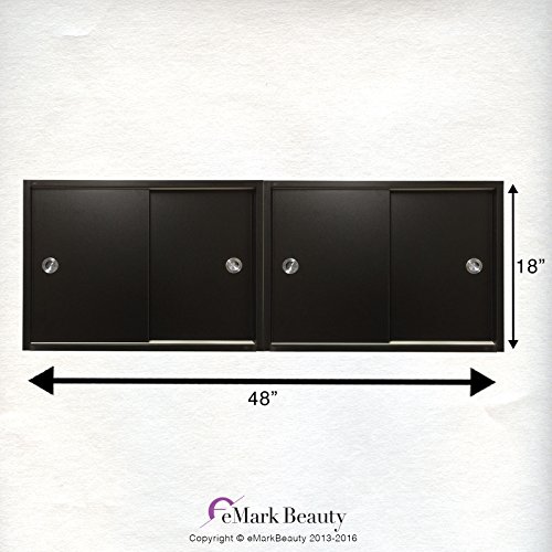 Beauty Salon DOUBLE Upper Cabinets Towel Cabinets Storage for Shampoo Bowl Station TLC-TC2TWO