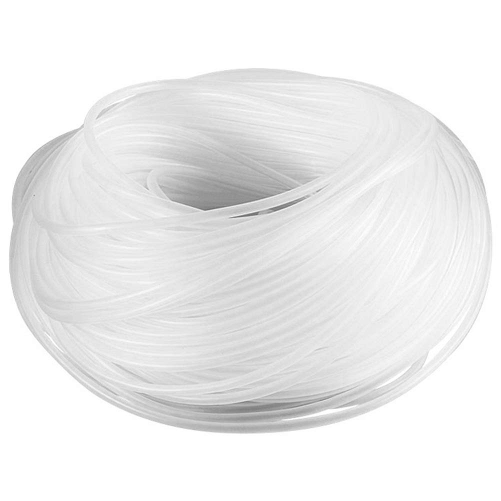 kuou 4 * 6mm (8M) Soft Air Pump Hose, Resistant to Knocks AIR TUBING Oxygen Soft Pump Hose Air Bubble Stone Aquarium Fish Tank Pond Pump Tube