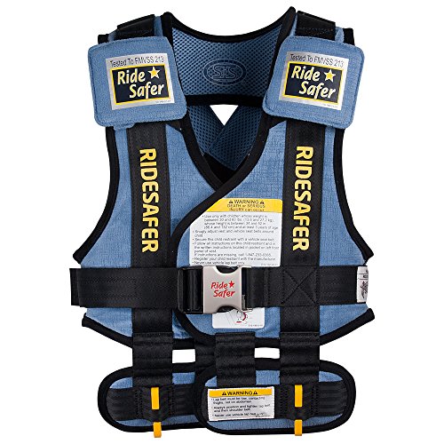 Safe Traffic System Travel Vest Type 3 Gen3 Booster Seat, Blue, Large