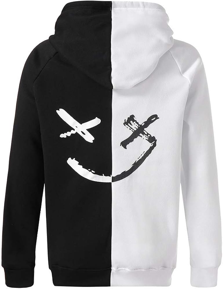 smiling face hoodie