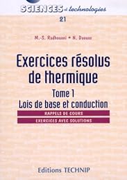 Exercices résolus de thermique
