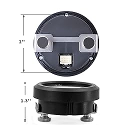CNRAQR Dual Digital Display Air Pressure Gauge