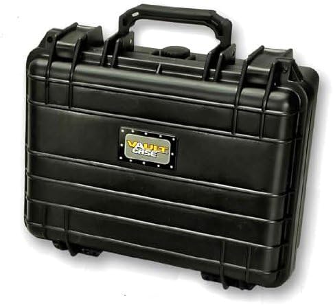 VAULT CASE - Handgun Pistol Hard Case - Crush proof, Waterproof, Airtight, Pressure Release Valve vc12bg