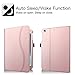 Fintie iPad Mini/Mini 2/Mini 3 Case [Corner Protection] - [Multi-Angle Viewing] Folio Smart Stand Protective Cover with Pocket, Auto Sleep/Wake for Apple iPad Mini 1/Mini 2/Mini 3, Rose Gold