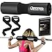 Premium Barbell Pad for Squats, Hip Thrusts & Lunges + Weight lifting Wrist Straps + Safety Straps that keep the Bar Pad secure on Standard and Olympic Barbells + eBook For a Healthier YOU by Cresster