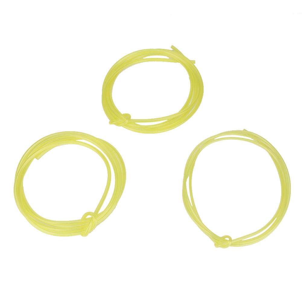 1.5 Meters 2mm 2.5mm 3mm Yellow Fuel Line Hose Tube Fit for Craftsman Weedeater Chainsaws Trimmers Blowers