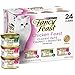 Purina Fancy Feast Wet Cat Food Variety Pack, Chicken Feast Collection - (24) 3 oz. Cans