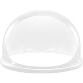 VEVOR Cotton Candy Machine Cover 21 Inch, Acrylic Dome Bubble Shield Compatible with 20 inch Commercial Cotton Candy Floss Maker Bowl for Party, Shops, Bottom Groove Design, Transparent