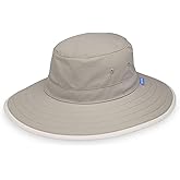 Wallaroo Hat Company Women’s Sanitas Ponytail Sun Hat – UPF 50+, Packable Bucket Hat, Chin Strap, Adjustable, Medium Size