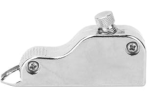 Haofy Adjustable Metal V Gouge Leather Craft Tool Durable Push Grooving Device for Professional Leatherworker Metal