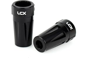 LCX Racing 1/10th RC Crawler Car CNC Machined Aluminum AR60 OCP Straight Axle Adapter Rear Lock Out for Axial Wraith RR10 Bomber SMT10, Upgrades Parts Accessories