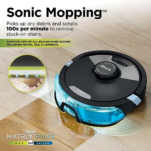 SHARK AI Ultra 2in1 Robot Vacuum & Mop with Sonic Mopping, Matrix Clean