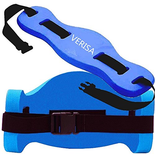 VERISA Aqua Joqqing Belt for Aquatic Aerobic Low Impact Exercises - Blue Foam Swim Flotation Belt 1PC