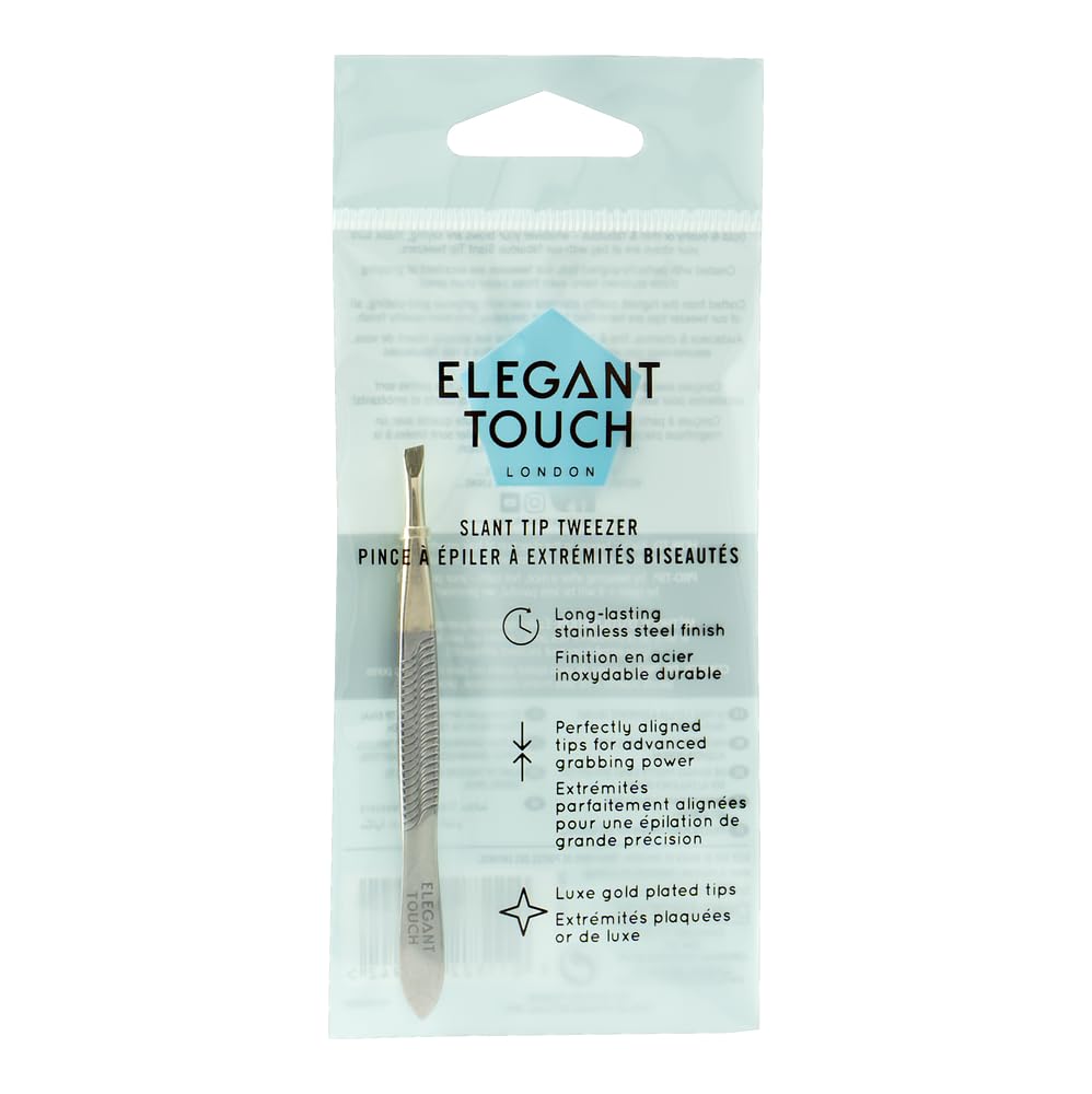 Elegant Touch Essential Implements Slant Tip Tweezers