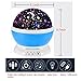 360 Degree Rotating Galaxy LED Night Lighting Lamp - Color Changing Light Up Your Bedroom With This Moon, Star,Sky Romantic LED Nightlight Projector, Best Christmas Gift for Kids Relaxing Sleeping Aid