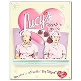 Lucy Chocolate Factory Metal Sign , 13x16