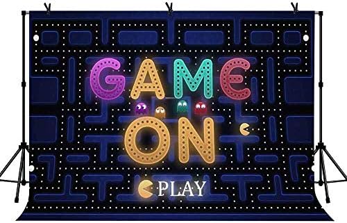 Amazon Com Lylycty 7x5ft Pac Man Game Background For Banner