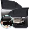 Car Window Shade, Elasticized Breathable Universal Mesh Car Shades for Side Windows, Sun Protection for Your Child Kid…