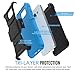 Galaxy A5 Case, MoKo Shock Absorbing Hard Cover Ultra Protective Heavy Duty Case with Holster Belt Clip + Built-in Kickstand for Samsung Galaxy A5 SM-A510F (2016) - Blue (NOT FIT Galaxy A5 2015)