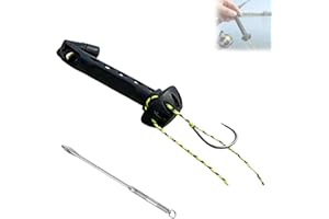 Magnetic Fly Fishing Knot Tool, Fly Threader Tool with Cone Tip for Small Hook Rigging, Quick Knot Tying Tools for Tippet Lin