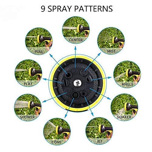 BKhome Lightweight Expandable Garden Water Hose - 100ft Extra Strong Yard Hose with Double Latex Core, 3/4\