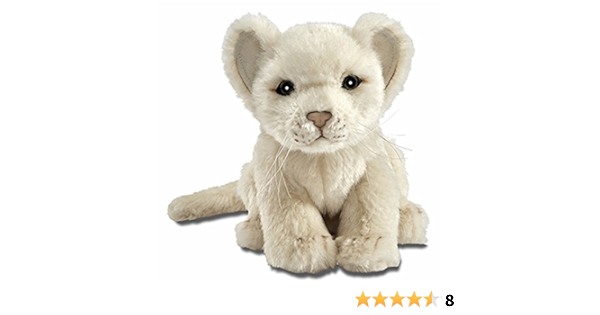 white lion stuffed animal