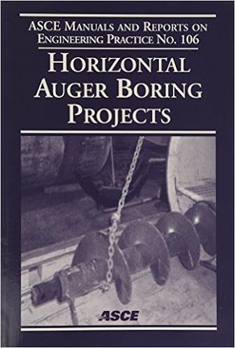 Horizontal Auger Boring Projects (ASCE MANUAL AND REPORTS ON ENGINEERING PRACTICE)