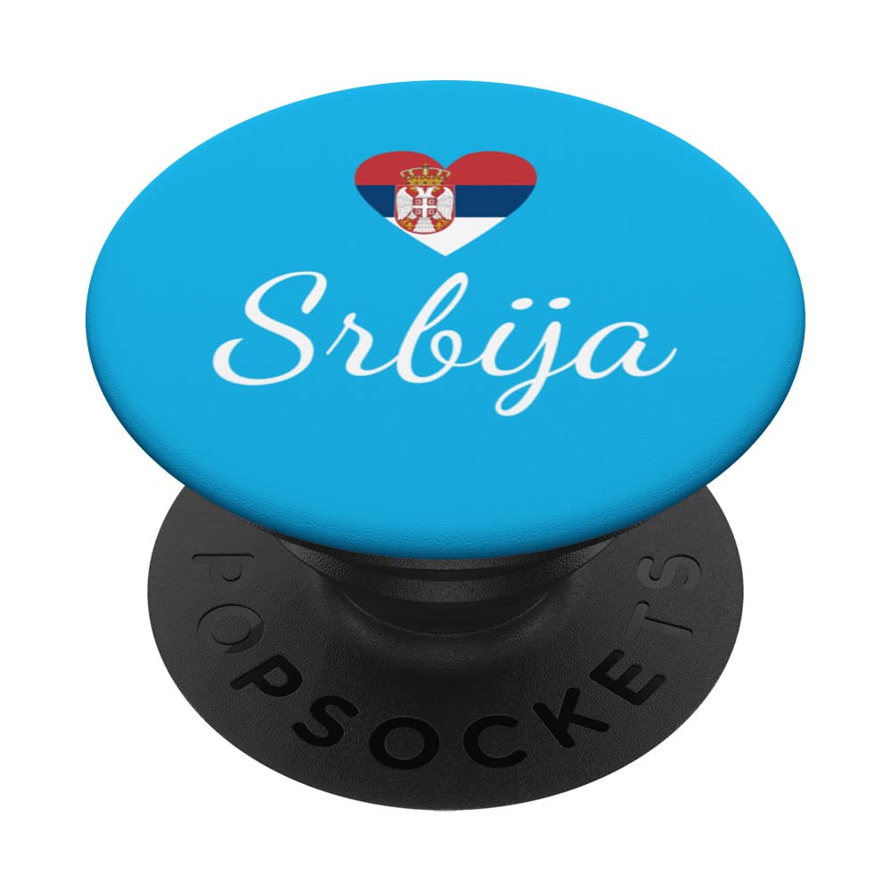 Srbija, Serbia Flag, Serbian Pride, Yugoslavia, Serbian Flag PopSockets Swappable PopGrip