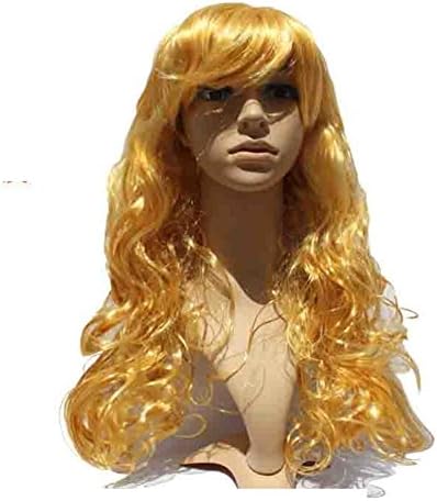 DZDWJ Halloween Masquerade Wig/Bar Entertainment Supplies/Scroll Wig/Wavy Hair-H