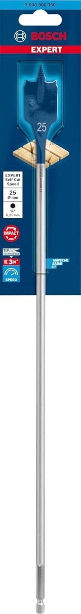 Bosch EXPERT Self Cut Speed Spade Drill Bit 25 x 400 mm view 2