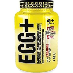 4+ Sport Nutrition Egg+ 1000 g 1 kg Pack of 1 Albumin Protein Up to 75% Pure Protein Without Sugar