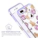 YINLAI iPhone 8 Plus/7 Plus Pineapple Case, Super Slim Hybrid Silicone Rubber Bumper Hard PC Cover Girly Women Shockproof Protective Phone Cases for iPhone 8 Plus/7 Plus, Purple Pineapple/Lavender