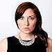 Jane Stone Fashion Statement Necklace Bling Rhinestone Choker Collar Chunky Jewelry for Women(Fn1054)